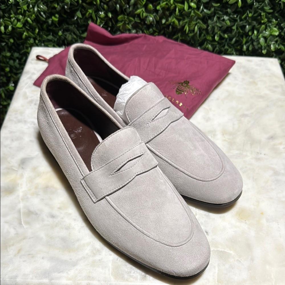 Cream Loafers with Classic Slip-On Design